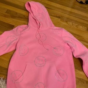 RETROVERT pink smiley face sweatshirt BRAND NEW never worn
